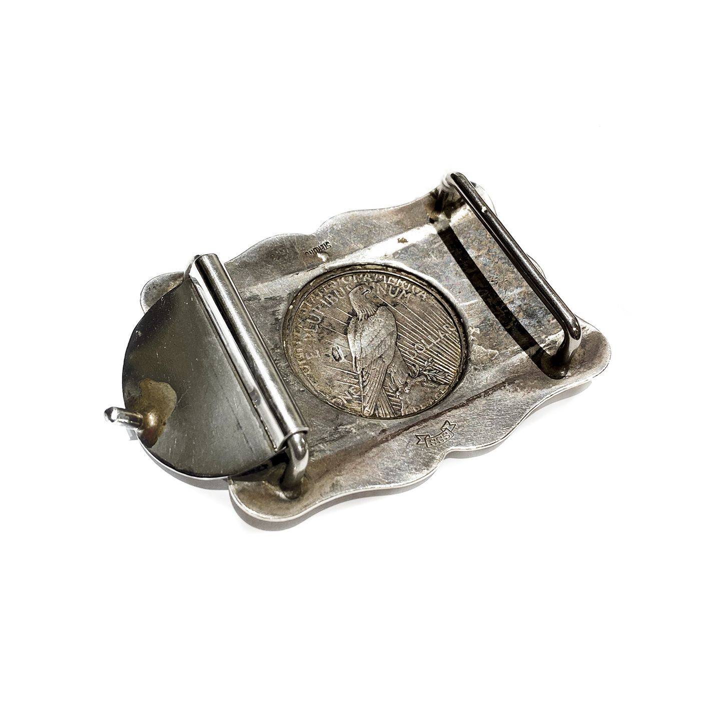 Good Luck Silver Dollar (1927) Coin Buckle