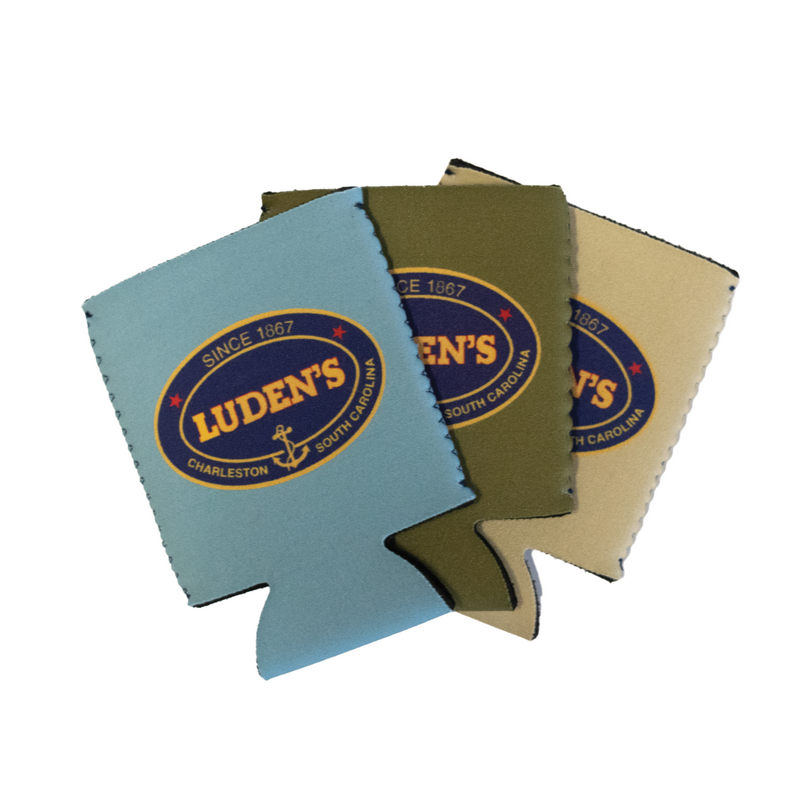 Luden's Spring Koozie Pack (Light Blue, Green, Tan)