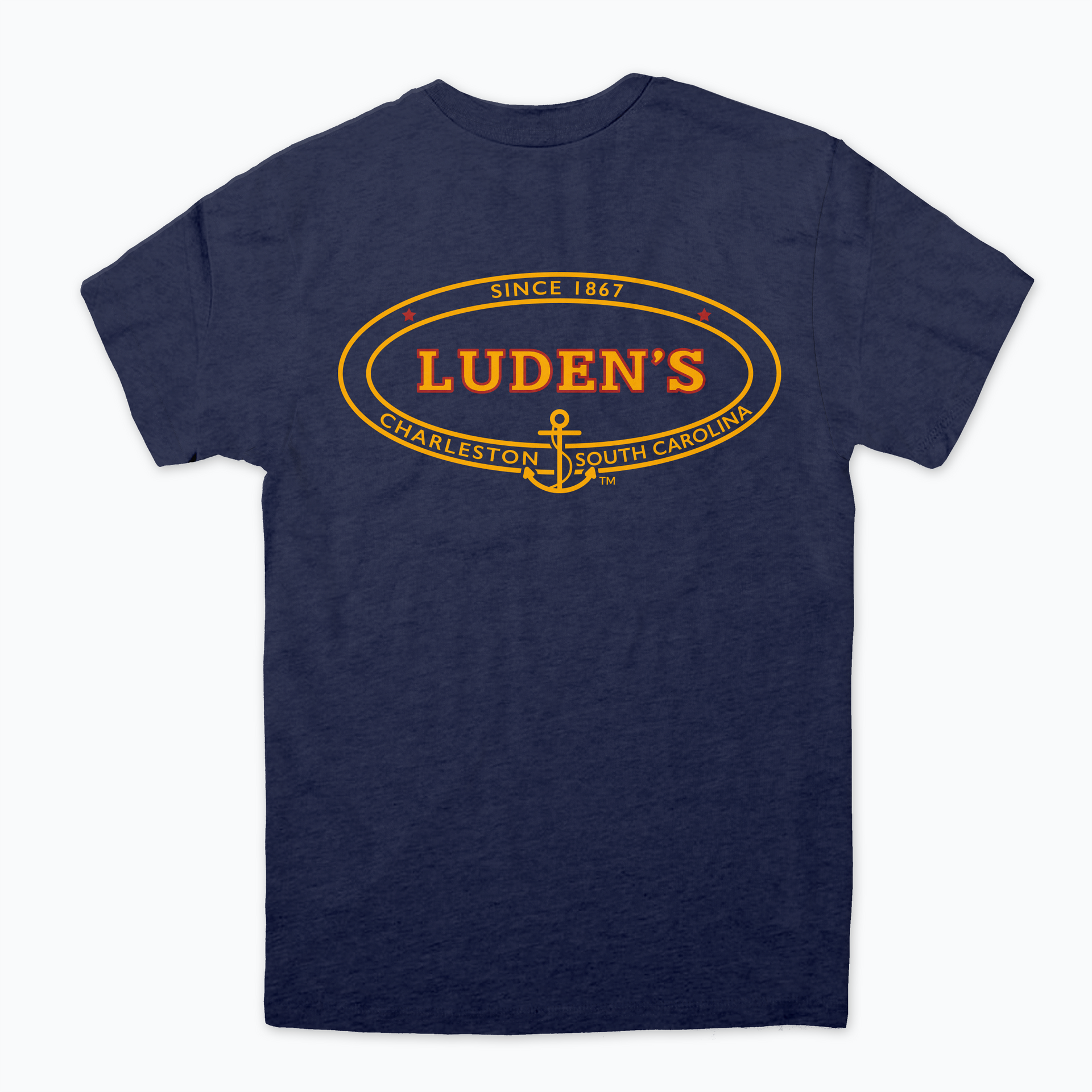 Luden's Pocket Tee - Navy – Grady Ervin