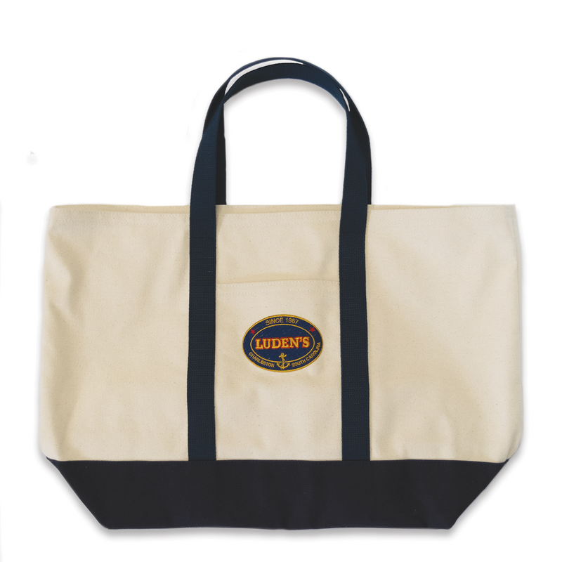 Luden's X-Large Heavy Canvas Tote - Navy