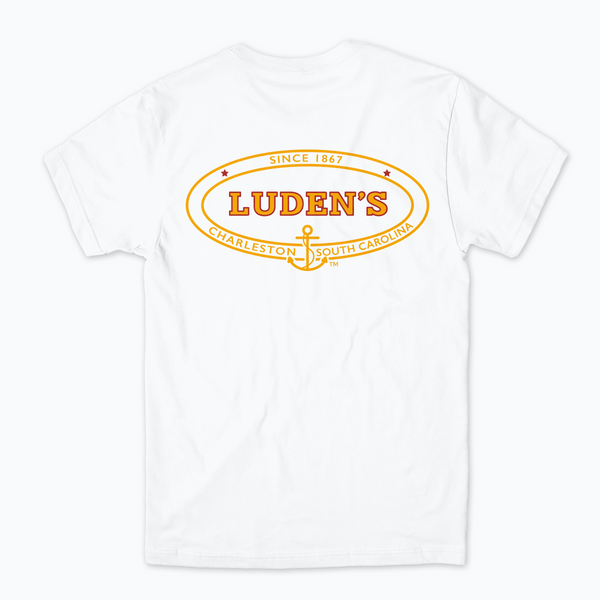 Luden's Pocket Tee - White