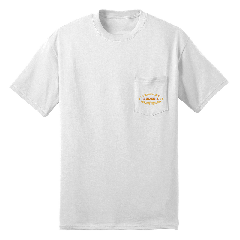 Luden's Pocket Tee - White (Coming Soon)