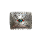 Handcrafted Navajo Sterling Silver Buckle